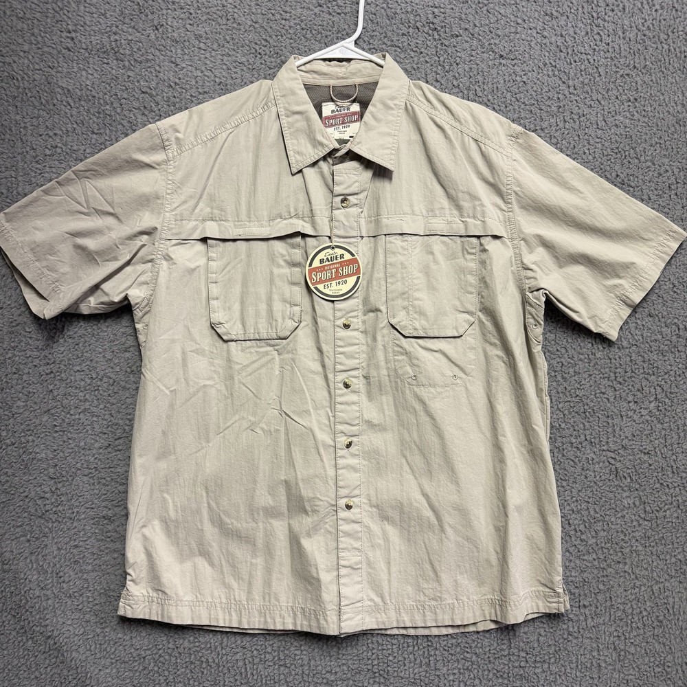 NEW Eddie Bauer Men's XL Original Sport Shop ULT TREK Button Down Shirt NWT